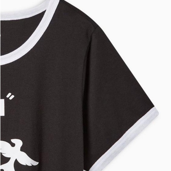 NWT Torrid Grease T-Birds Classic Fit Cotton Ringer Tee - Picture 3 of 11